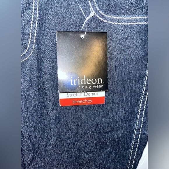 IRIDEON Equestrian Horseback Riding Jeans denim Pants Girls Sz 16 NEW rhinestone - Picture 8 of 8